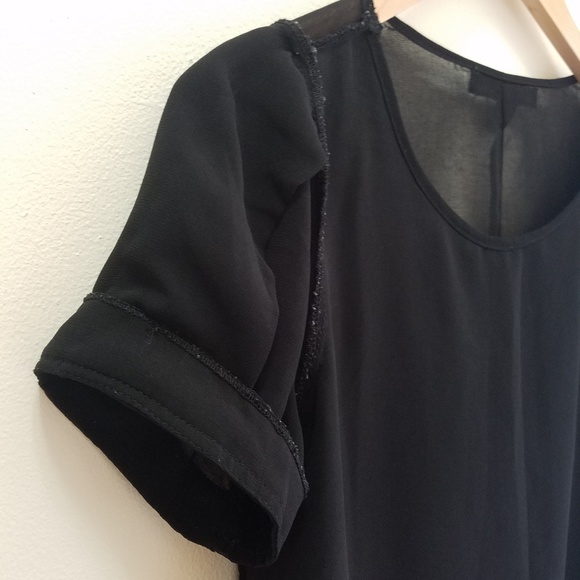 Sheer Black Babydoll Top 🌙 - Picture 6 of 7